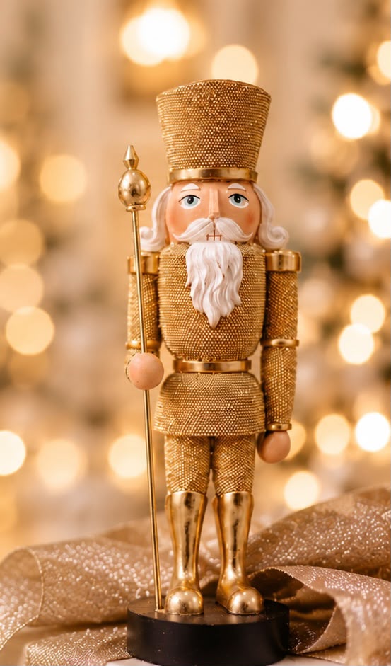 Detalhe natalino com Papai Noel decorativo